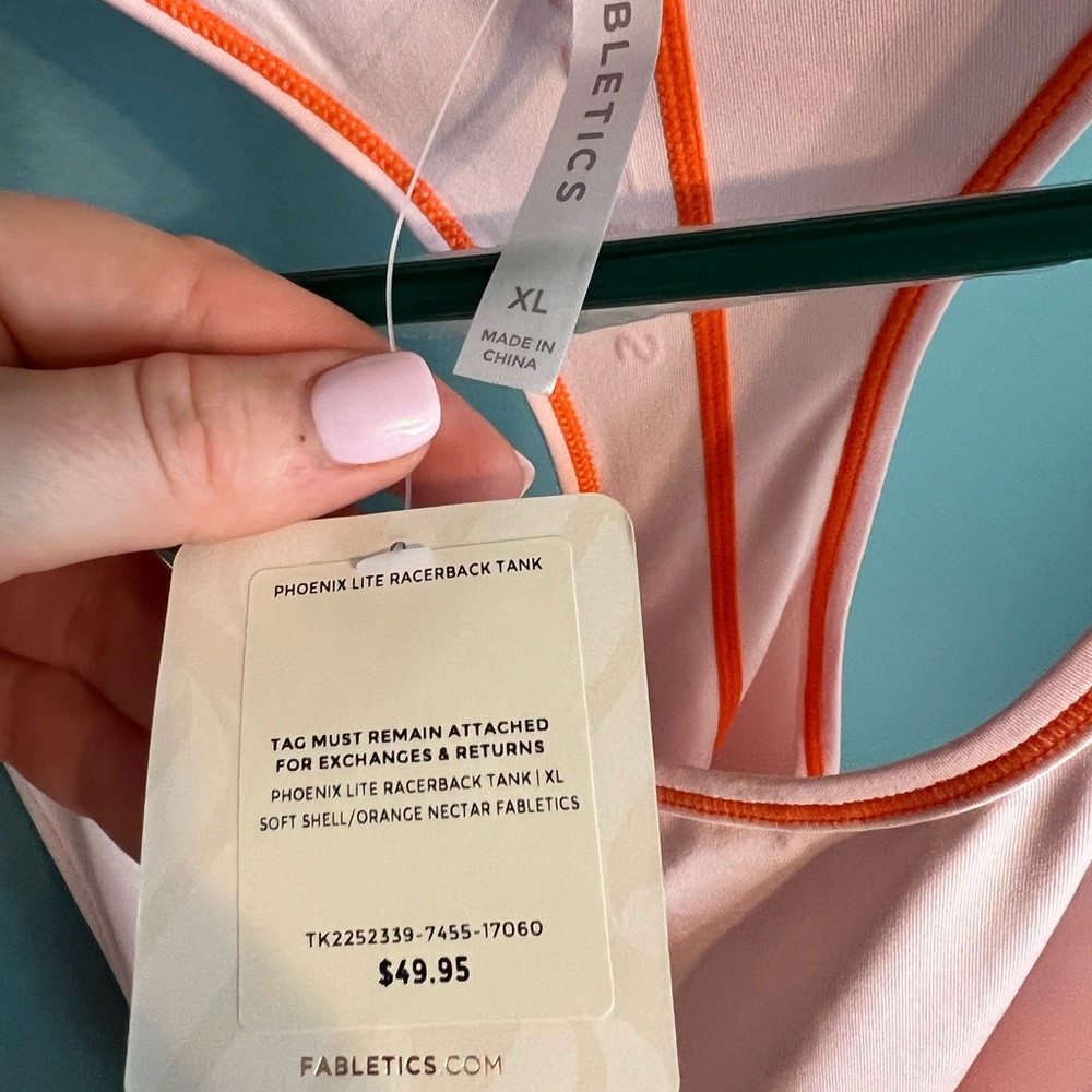 NWT Fabletics Phoenix Lite Racerback Tank Top - Picture 8 of 9